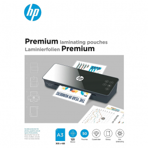 HP Premium Laminating Pouches, A3, 125 Micron