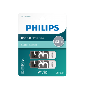 Philips USB flash drive Vivid Edition 32GB, USB3.0, 2-pack