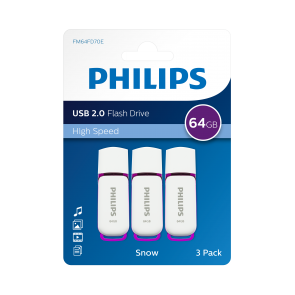 Philips USB flash drive Snow Edition 64GB, USB2.0, Bundle 3